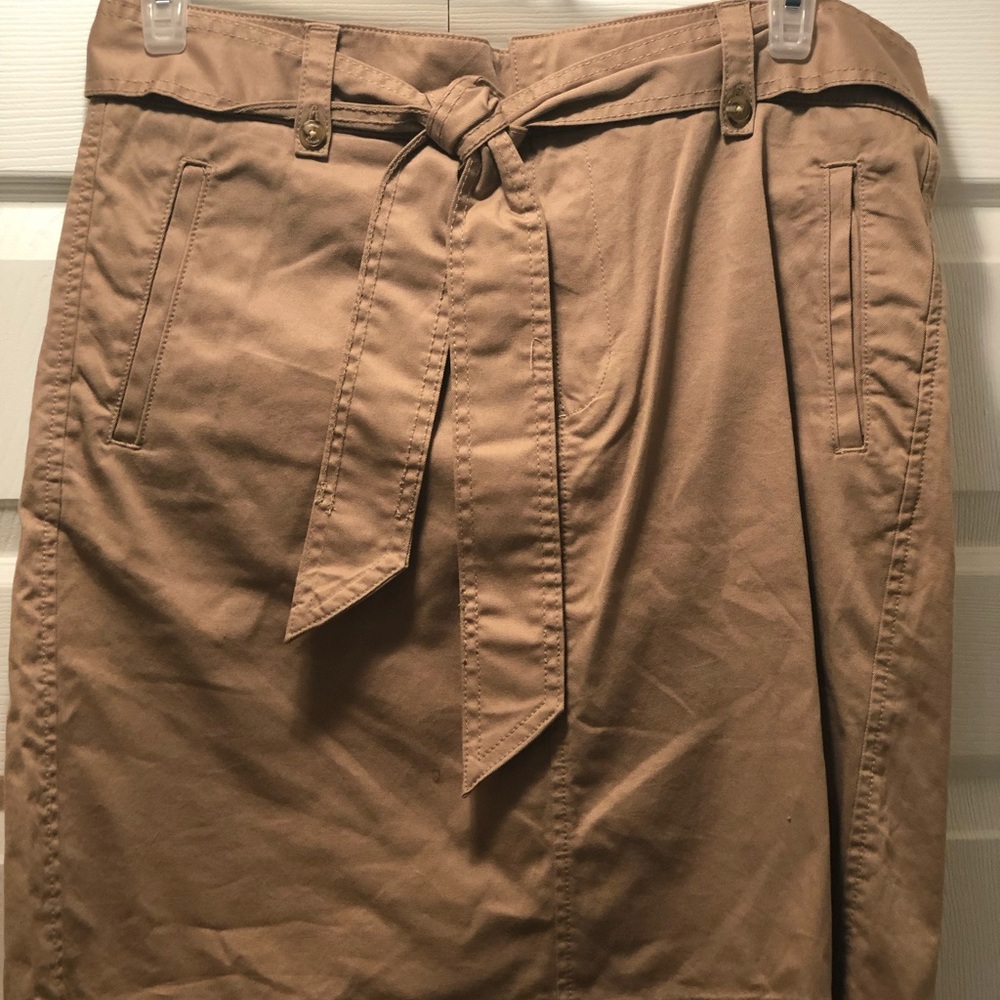 Tommy Hilfiger khaki mini skirt NWT